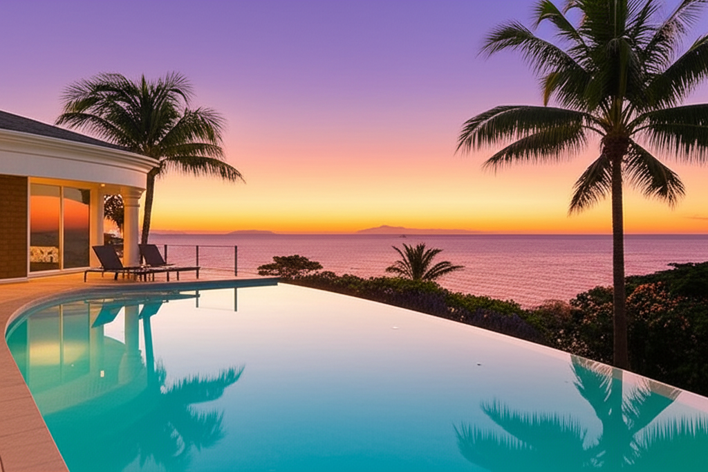 Hermosa propiedad vacacional con vistas impresionantes